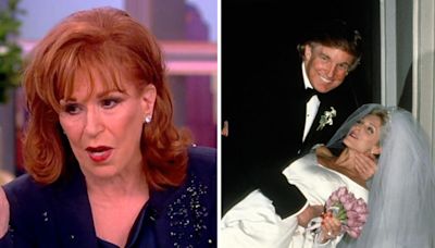 'The View's Joy Behar says Donald Trump's security confiscated her camera film at his wedding with Marla Maples: "It's like the KGB is watching"