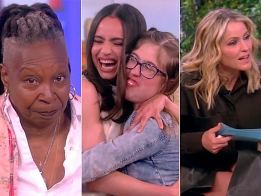 Everyone at“ The View” cried while surprising young cancer patient with favorite actress Sofia Carson