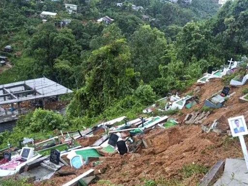 At least three feared dead as rain-triggered landslide buries building in Mizoram