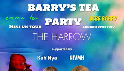 Barry's Tea Party - UK Tour at The Harrow