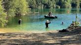 Crystal clear lake with sandy beach that locals don't want you to know