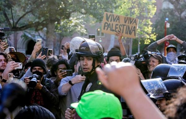 USC cancels grad ceremony as campus protests against Israel's war in Gaza continue