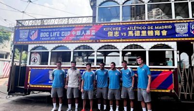 El Atlético conoció Hong Kong en tranvía