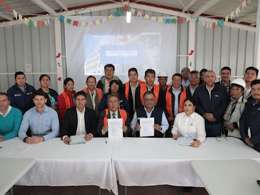 Cusco: firman acta para instalar la mesa ejecutiva del Hospital Lorena para culminar obra
