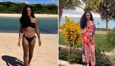 Morning Live's Michelle Ackerley sizzles in barely-there bikini as on honeymoon