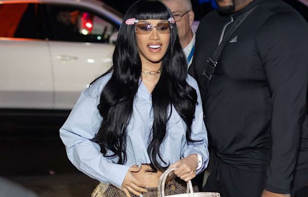 Cardi B Has Wardrobe Malfunction En Route to Knicks Game and Almost Misses Courtside Date with Offset