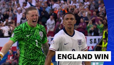Euro 2024 video: England vs Switzerland - Trent Alexander-Arnold's winning penalty