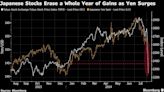 Intensifying Yen Rally Sinks Japan Stocks, Rattles Global Market