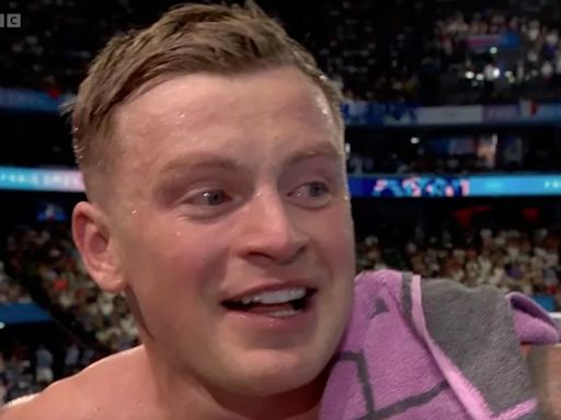 Adam Peaty breaks down in tears after winning silver in Olympic breaststroke final