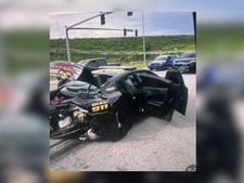 Clayton County sheriff’s captain hit by driver at the scene of crash that injured deputy and inmate