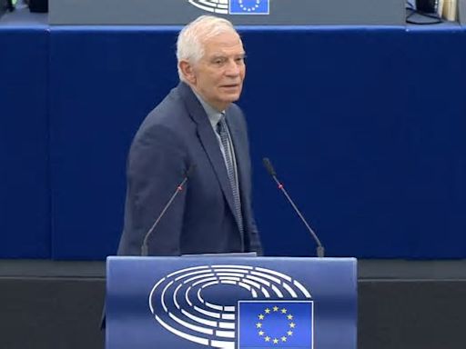 VÍDEO: El singular enfado de Josep Borrell al ser interrumpido en la Eurocámara