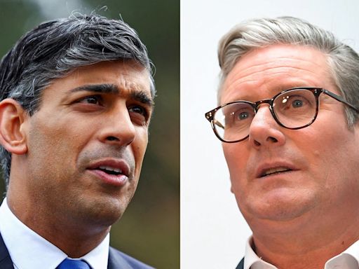 Rishi Sunak And Opposition Leader Keir Starmer Clash In Election Debate