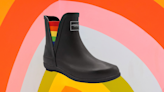 I'm wearing my London Fog rain boots with Pride — and they're down to $40 (save 50%)