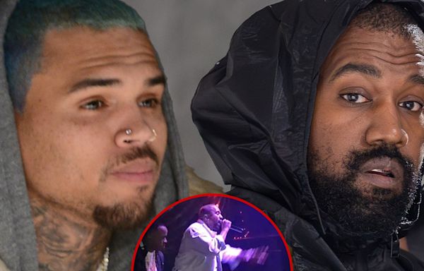 Chris Brown Rips Unnamed Rapper For Club Rant, Fans Think it's Kanye West