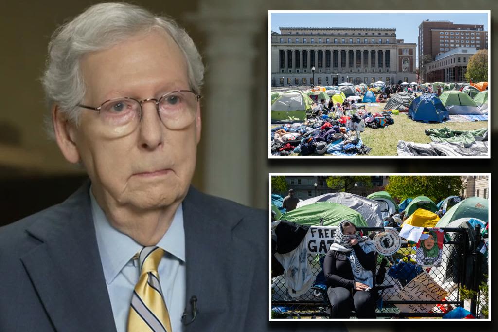 Mitch McConnell opposes calling in National Guard on anti-Israel protests: ‘Let’s see if university presidents can get control’