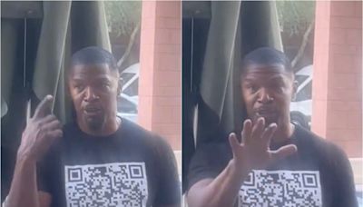 Jamie Foxx reveals what led to mysterious hospitalization in fan video