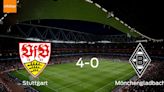 Stuttgart se lleva la victoria tras golear 4-0 a Borussia Mönchengladbach