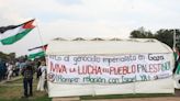 Estudiantes de la UNAM inician plantón contra guerra en Palestina