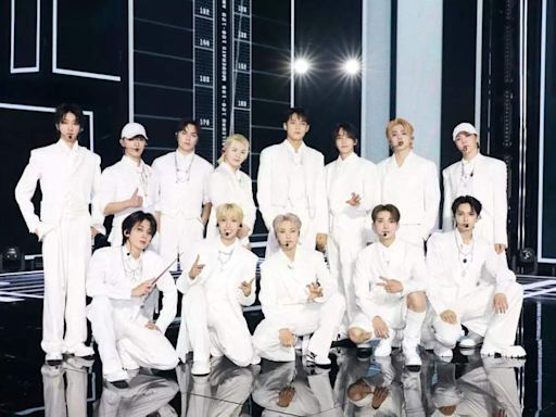 SEVENTEEN's chart-topping album holds firm on global charts; Excitement grows for upcoming debut of new unit | K-pop Movie News - Times of India