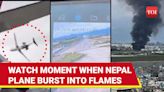 Chilling Crash In Nepal; Plane Bursts Into Flames During Take Off At Kathmandu Airport