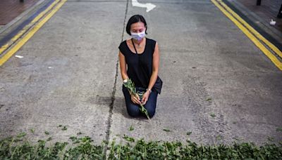 Photo of Hong Kong artist in 2021 resurfaced on 35th anniversary of Tiananmen crackdown