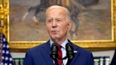 Biden says 'order must prevail' during campus protests over the war in Gaza