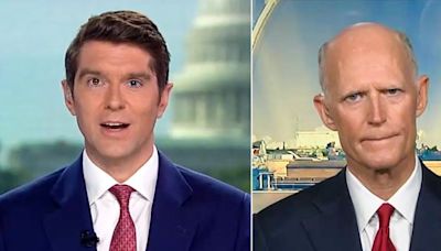 'Reagan did the same thing': Fox News host corners Rick Scott on Biden's Israel policy