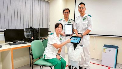 東區醫院AI助認障治療 機械人對答引導患者 善用治療時間