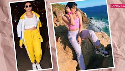 How to style track pants and tank tops: Get inspired from 5 celebs like Deepika Padukone and Alia Bhatt for ultimate comfort