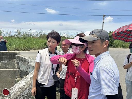 凱米猛淹台南 陳亭妃會勘11地區爭設排水設施 - 寶島