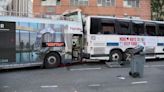 Dozens hurt in Manhattan collision involving double-decker tour bus