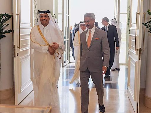 Jaishankar meets Qatar's PM, discusses Gaza, investments - The Economic Times