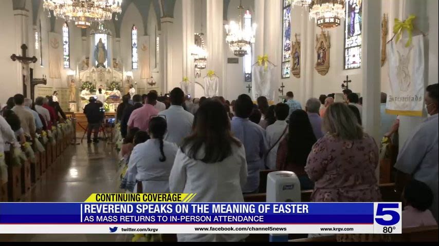 'It’s a different experience': Valley Catholics return to in-person mass on Easter Sunday