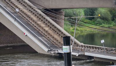 Disaster narrowly averted say officials after Dresden bridge collapse