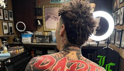 Hornets star LaMelo Ball gets huge new back tattoo as NBA fans spot replica ink