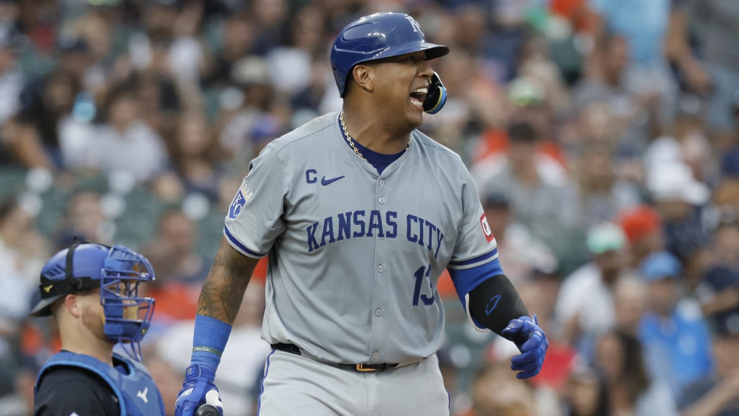 Salvador Perez can't help but give props to Tarik Skubal after strikeout