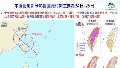 凱米帶來災情 1人OHCA搶救中58傷