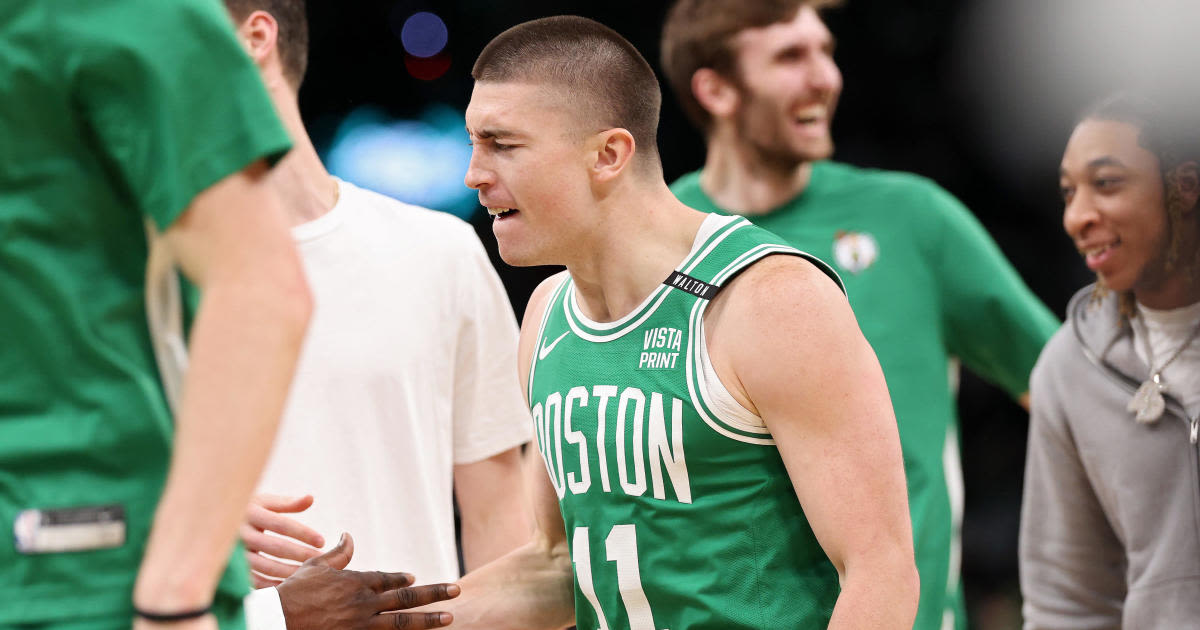 Payton Pritchard drains another half-court three at buzzer in Game 5 of NBA Finals