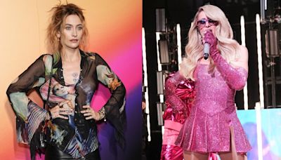 Paris Jackson Gets Graphic in ’90s-inspired Sheer Look, Paris Hilton Pops in Y2K-pink Minidress for ‘Infinite Icon’ Album Release...