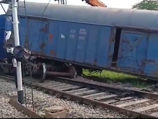 Goods train derails in Rajasthan's Alwar, services unaffected: Railways