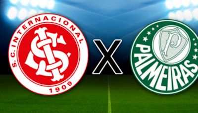 Internacional x Palmeiras no Brasileirão: onde assistir, horário e escalação