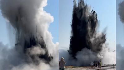 The Ground Just Exploded in Front of Tourists at Yellowstone. Here's Why