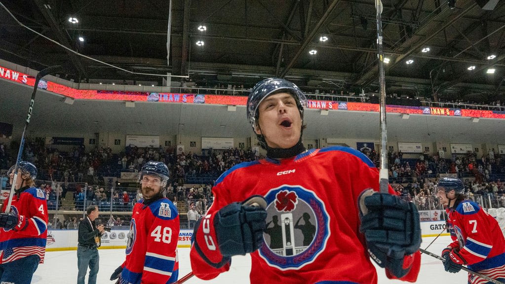 Friday's hockey: Saginaw wins Memorial Cup opener; Rangers tie series 1-1