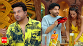 Laughter Chefs: Orry calls Ananya Panday to help him cook bharwa mirchi; Krushna Abhishek stops him and says, 'Main Chunky Panday ko call kar dunga' | - Times of India