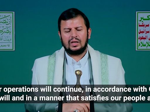 Houthi Chief's Big Declaration Against Israel In First Response To IDF Strikes On Yemen's Hodeidah