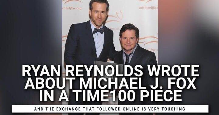 Ryan Reynolds Posts Touching Tribute To Michael J. Fox