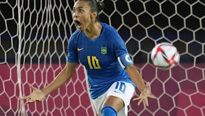 Marta pursues soccer gold at the Olympics while preparing to pass the torch to Brazil's youngsters