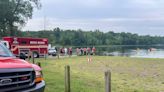 Emergency crews respond to reports of submerged vehicle in Lake Everett