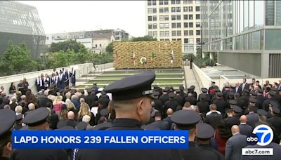 LAPD honors 239 fallen officers at downtown ceremony