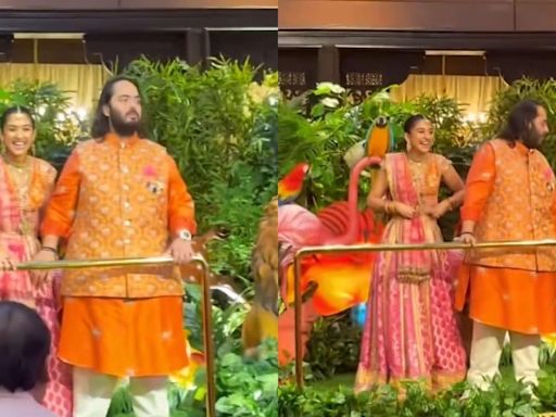 Anant Ambani, Radhika Wave at Guests from Vantara-inspired Stage As Mameru Ceremony Begins | Watch - News18